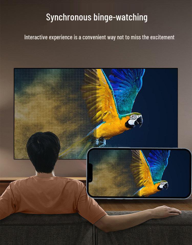 Универсальная Smart TV приставка для зеркалирования экрана 4K HD, двухдиапазонная 5G