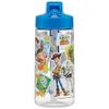 Straw Bottle, 500ml Spout-Shaped Plastic Water Bottle, Clear, for Kids, Disney Toy Story Design, PSTB5-A