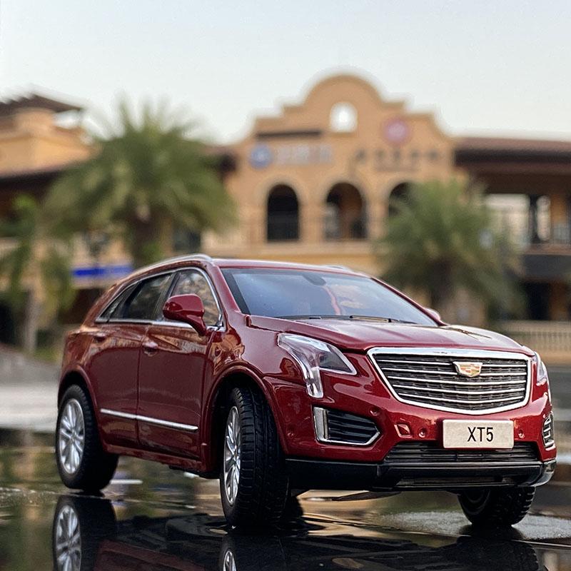 AABHV1 1:32 Cadillac XT5 Внедорожник Сплав Модель Автомобиля Литье под Давлением Металлические Игрушечные Машинки Модель Автомобиля Симуляция Звук и Свет Коллекционная Игрушка Подарок