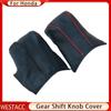 Автомобильные воротники переключения передач из натуральной кожи, чехол для ручки переключения передач для Honda Accord 8th 9th 9,5th 2008-2017 AT Handbrake