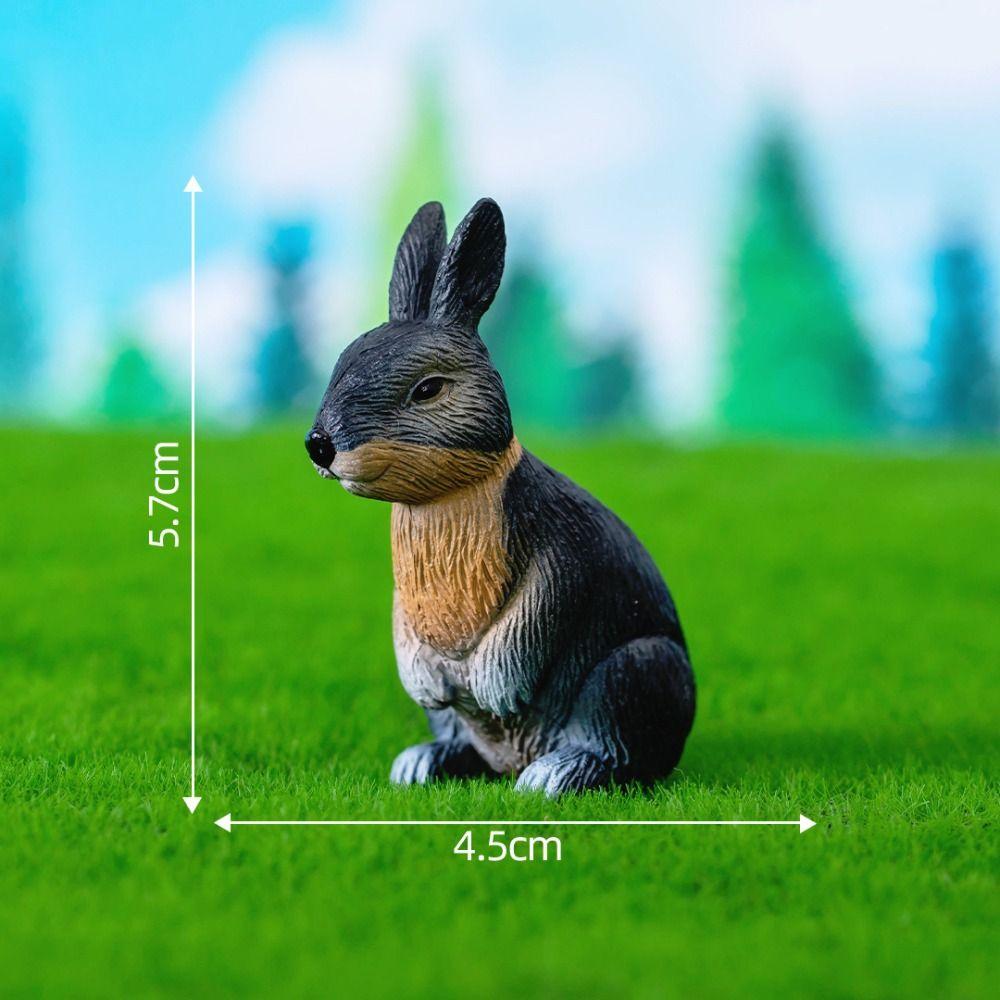 Animals Model Animals Statue Resin Mini Animals Figurine Cute Miniature Figurines