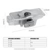 2026 Hot Car Sticker 2Pcs LED Car Door Welcome Light Wireless Projector Lamp Car Decoration Accessories  For Peugeot 407 508 201