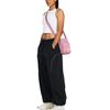 Under Armour Однотонные прямые трикотажные спортивные брюки с эластичной резинкой на талии, женские брюки черного цвета 1382740-001