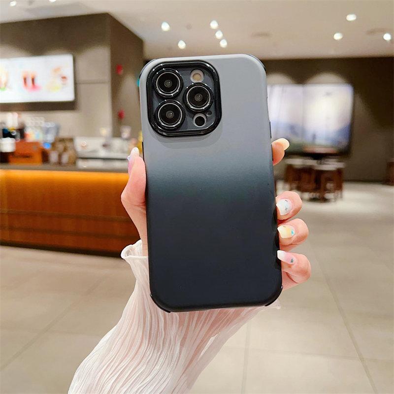 Роскошный чехол Gradient Skin Touch для iPhone 14, 13, 12, 11 Pro Max, чехлы «все включено» для защиты от падения