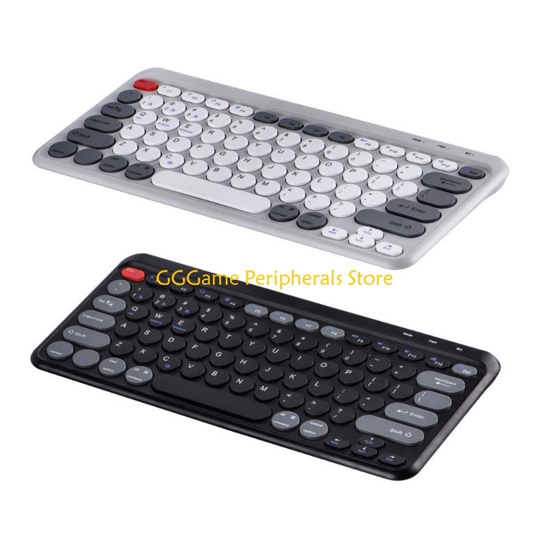 Xiaomi U55B 78Key Ergonomic Wireless Keyboard 2.4Ghz Bluetoothcompatible & USB Connection