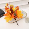 Pumpkin Berry Branches Pumpkin Maple Leaf Decor Artificial Maple Leaf Halloween Decor  Festival