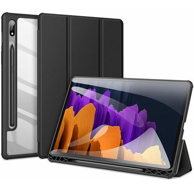 Прозрачный чехол для планшета Smart Trifold Stand для Samsung Galaxy Tab S9 Plus SM X710 X716B X718U 11 X810 X816B X818U 12,4, тройной складной чехол с подставкой для карандашей