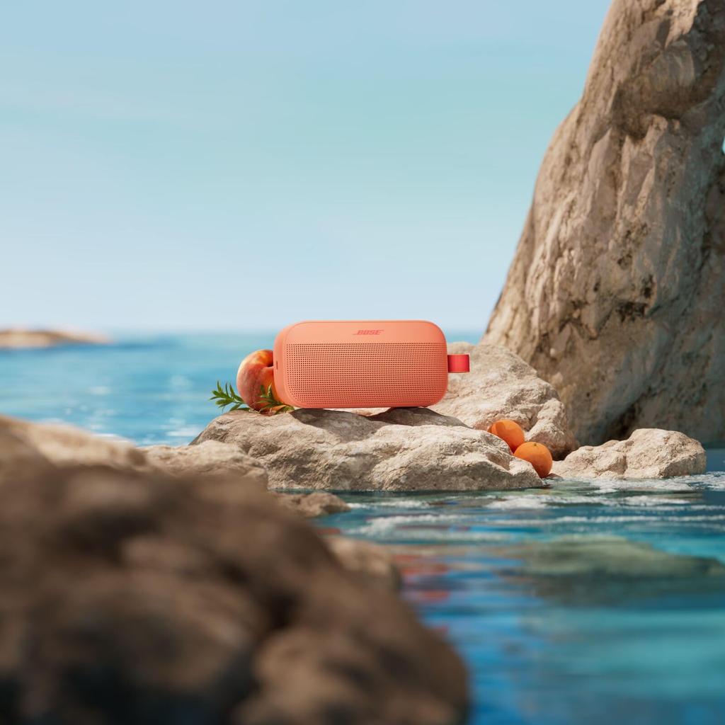 Bose SoundLink Flex 2-го поколения Портативная Bluetooth-колонка Hi-Fi Аудио Водонепроницаемая Пылезащитная Закатный Персик