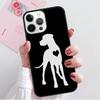 Чехол для телефона с изображением щенка дога, задняя крышка для iPhone 17 Air 16 15 14 13 11 12 Pro Max PlusS Shell Coque