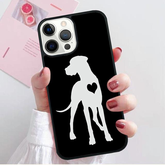 Чехол для телефона с изображением щенка дога, задняя крышка для iPhone 17 Air 16 15 14 13 11 12 Pro Max PlusS Shell Coque