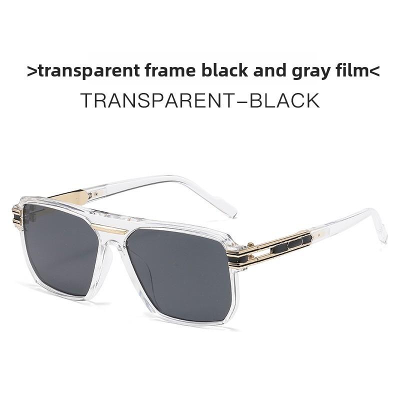 Vintage Frame Black Mens Sunglasses With Pc Lenses For Travel And Casual Wear