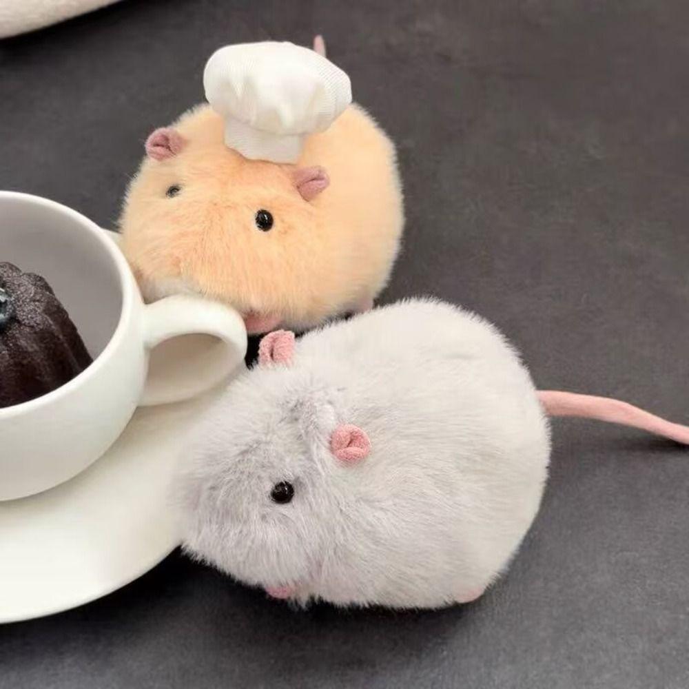 Kawaii/Adorable Design Plush Hamster Toy Bean Bag Filled Stress Relief Squeeze Toy Stress Relief