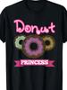 Men'S And Women'S Donut Princess Cute Donut Lover Unisex 100% T-Shirt, Soft, All Season Casual Streetwear Essential, All-Match All
