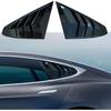 Для Tesla Model S Задние боковые окна Накладки Жалюзи Спортивный стиль Крутая отделка экстерьера Подходит для Tesla Model S 2017-2024 Аксессуары