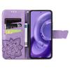 For Motorola Edge 30 Neo 5G/Edge 30 Lite 5G Stand Flip Wallet Magnetic Phone Cover Imprinted Butterfly Pattern PU Leather Phone Case