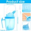 350ml Adult Sippy Cup, Elderly Spill Proof Cup ,Practical Anti Choking Elderly Sippy Mug Controll Flow Rate for Senior Drinking