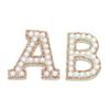 Gold Rhinestone Sticker Letter Cloth Sticker Ornament Adhesive English Clothing Ornament