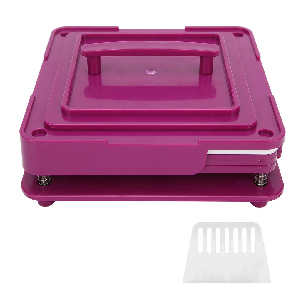 100 Holes Empty Capsule Plate Capsule Powder Filler Plate Capsule Manual Filling ToolPurple