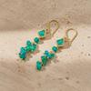 Fire Green Ethiopian Kite Opal Drop and Dangle Earrings, Genuine Fire Green Opal Beaded Earrings, October Birthstone Jewelry, Handmade Gift