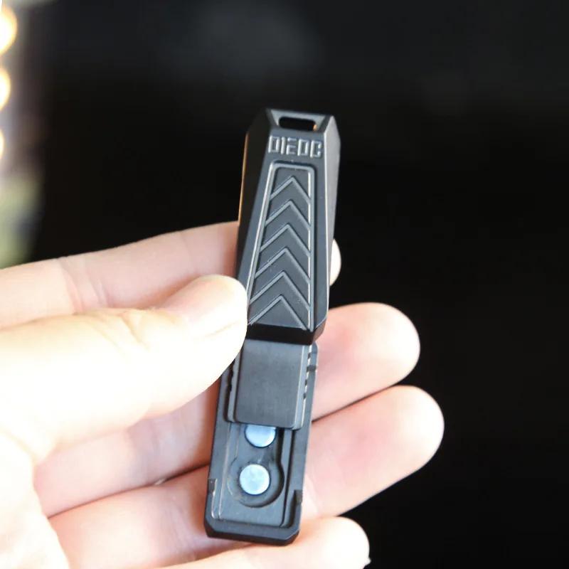 Нержавеющая Сталь Три Этажа Магнитная Карточка-Кнопка Механический Слайдер Креативная Толкающая Пластина Сенсорные Игрушки для Снятия Стресса и Занятия Рук