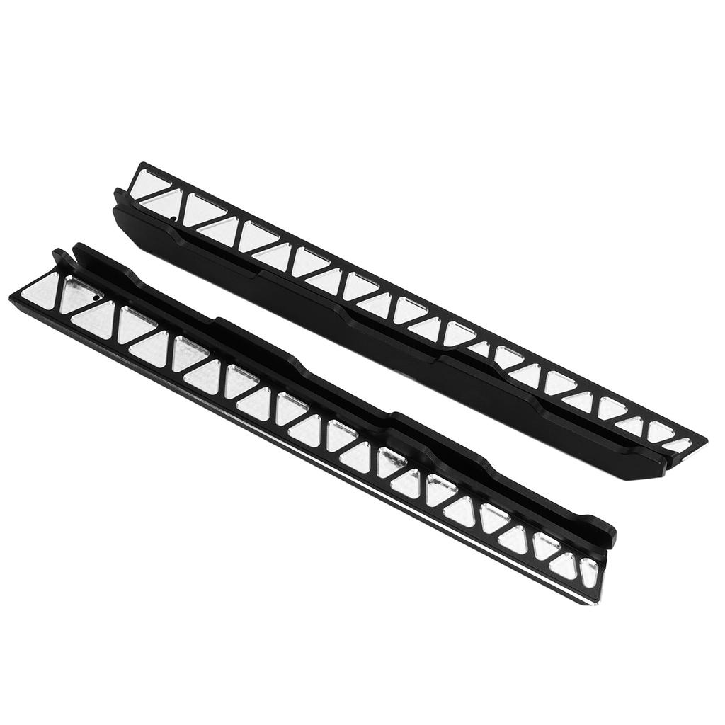 RC Car Rock Sliders High Simulation Aluminium Alloy Professional Metal Side Pedal Step for Axial SCX6 1 6 Jeep 10.4in