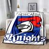 Knights  Flannel Blanket Soft All-Season Throw, Design for Camping, Car Travel, Hiking Sofa, Bed, Office Perfect Gift for Parties