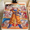 Фланелевое одеяло с принтом персонажей Dragon Ball, Высококачественное, Удобное для всех сезонов, Декор для дома, Тепло и уют, Идеально для рождественских подарков