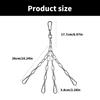 Boxing Bag Connecting Hook Chain Punching Bag Hanger Metal Chain With Hook Heavy Duty Swing Hanger Easy to Install