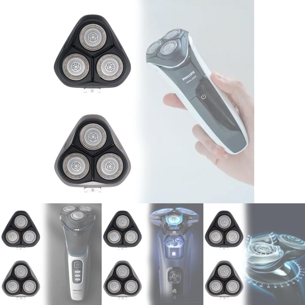 Набор сменных лезвий для бритвы Philips S3000 из прочного материала для гладкого бритья