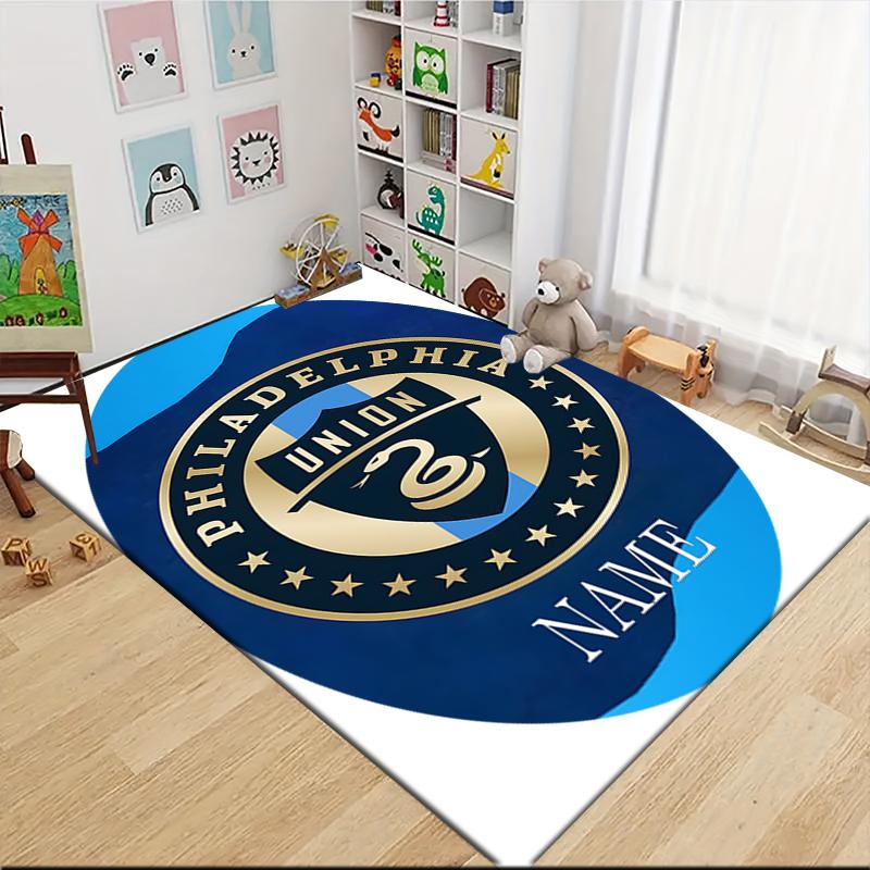 Custom Name Portsmouth FC Crest Carpet Rug Customizable Soft Washable Anti-Slip Home Living Room Sofa Mats Personalized Rug. 0909232