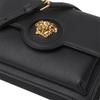 Versace Голова Медузы Регулируемый Съемный Плечевой Ремень Маленькая Телячья Кожа с Отделкой из Кожи Ягненка Сумка Через Плечо Женская Сумка Через Плечо 1007678-DVIT2T-1B00V