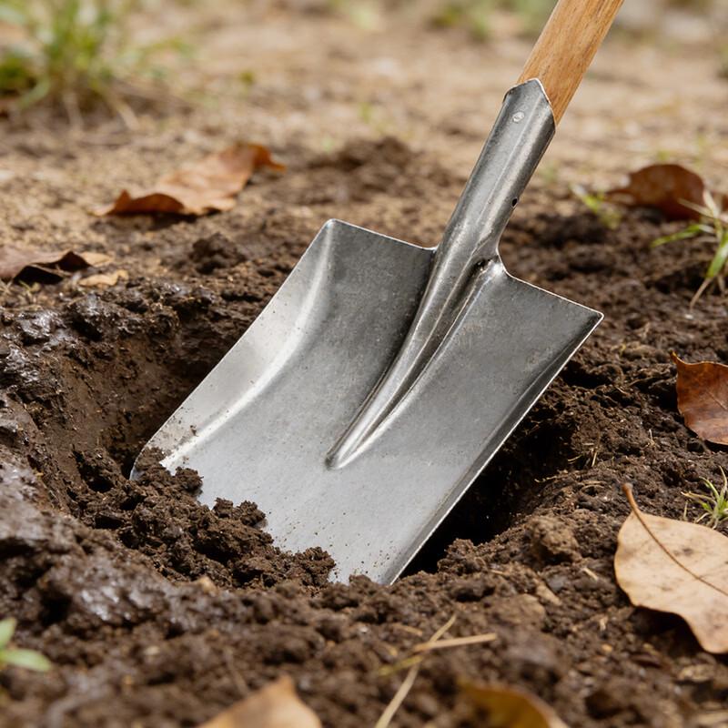 LAUTEE Square Head Agricultural Shovel
