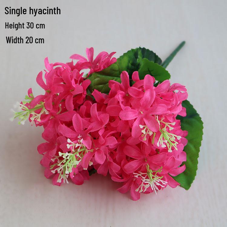 Silk Fake Flower Bouquet for Living Room or Dining Table Decor - Plastic Dried Flower Bonsai Ornaments