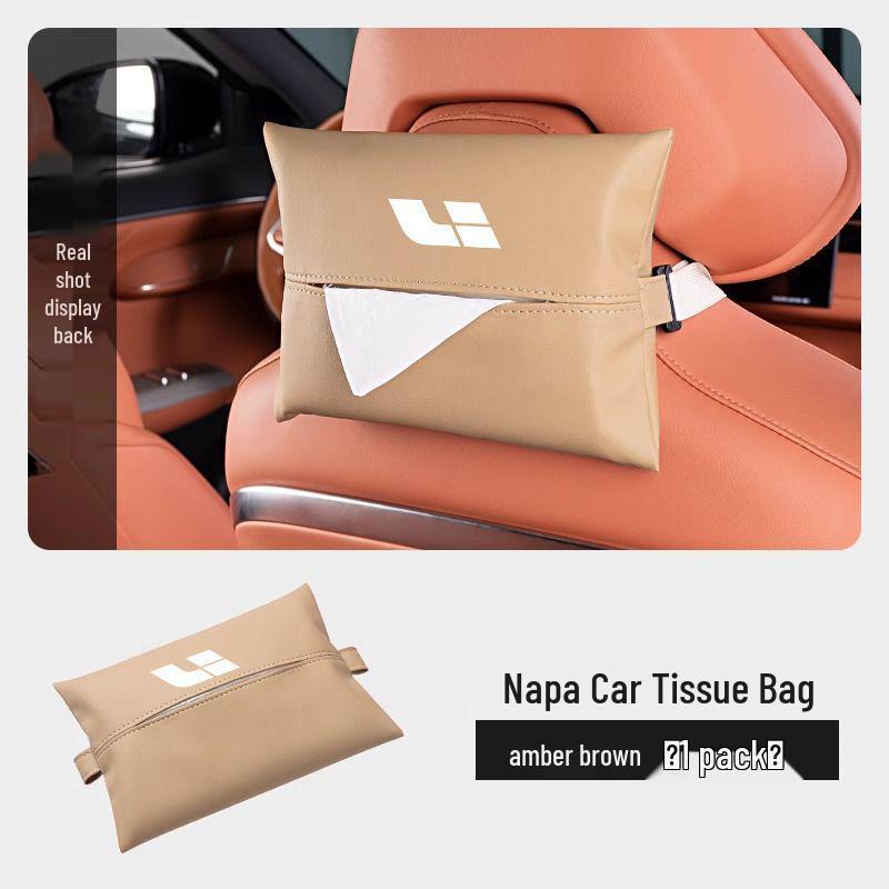 Compatible Tissue Box for Li Auto L6/L7/L8/L9 - Car Storage Accessory