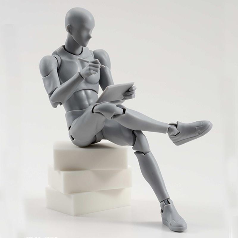 15cm Figures Jointed Doll Model Male Female Painting Drawing Sketch Mannequin Wooden Manikin
