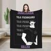 Soft Flannel Anime Blanket  To The One Who Left It All Design Perfect for Sofa Bed or Living Room Decor