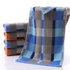 Аксессуары для дома Мягкое хлопковое большое клетчатое полотенце для ванной и ванной, мочалка