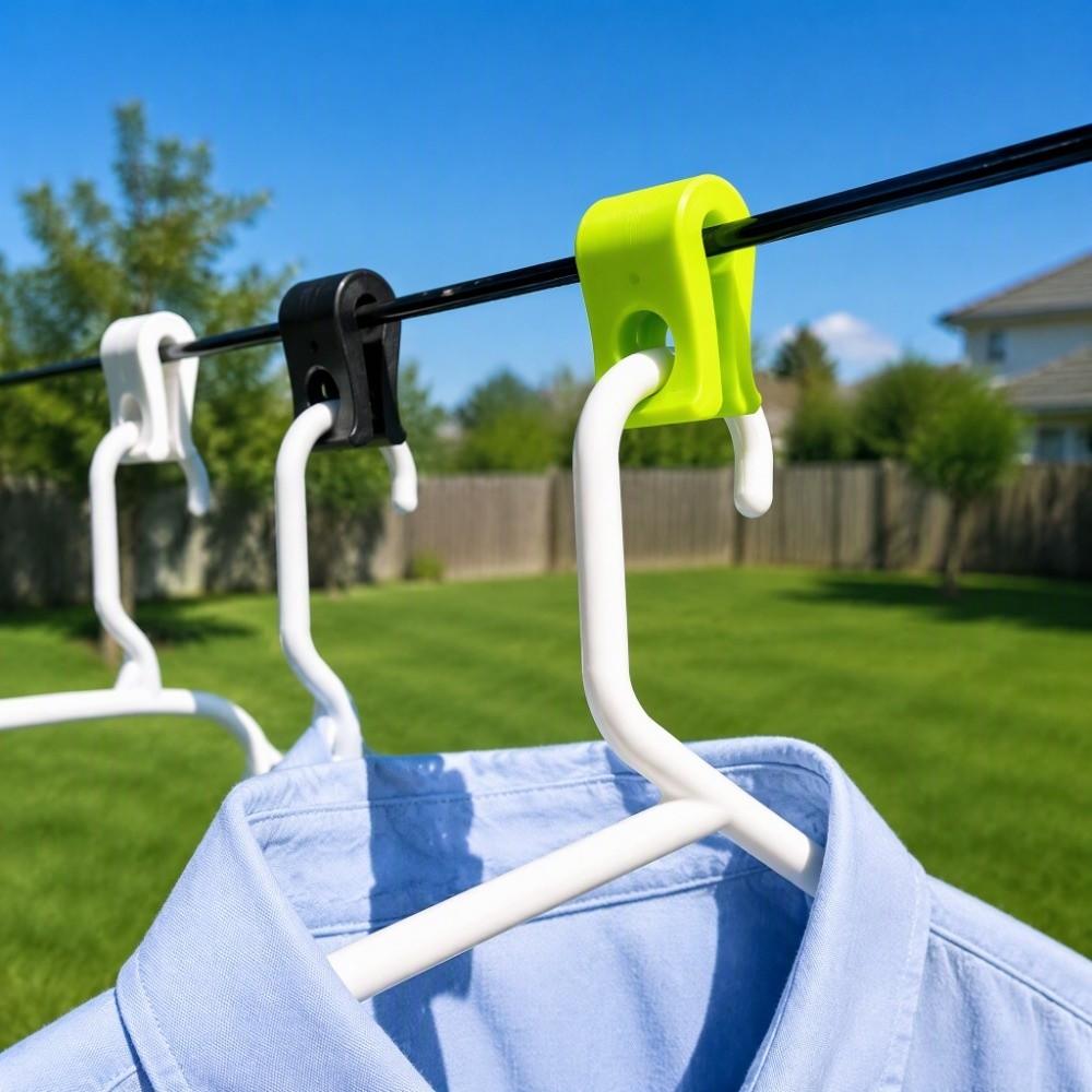 Portable Laundry Fastening Clips Multi Functional No Drill Hooks Indoor Clothes Drying