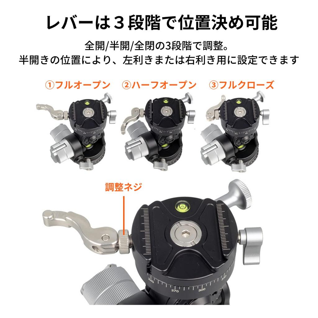 FOTOBETTER Штативная головка 4-сторонняя для камеры, совместимая с Arca Swiss GH4 Авторизованный эксклюзивный дистрибьютор