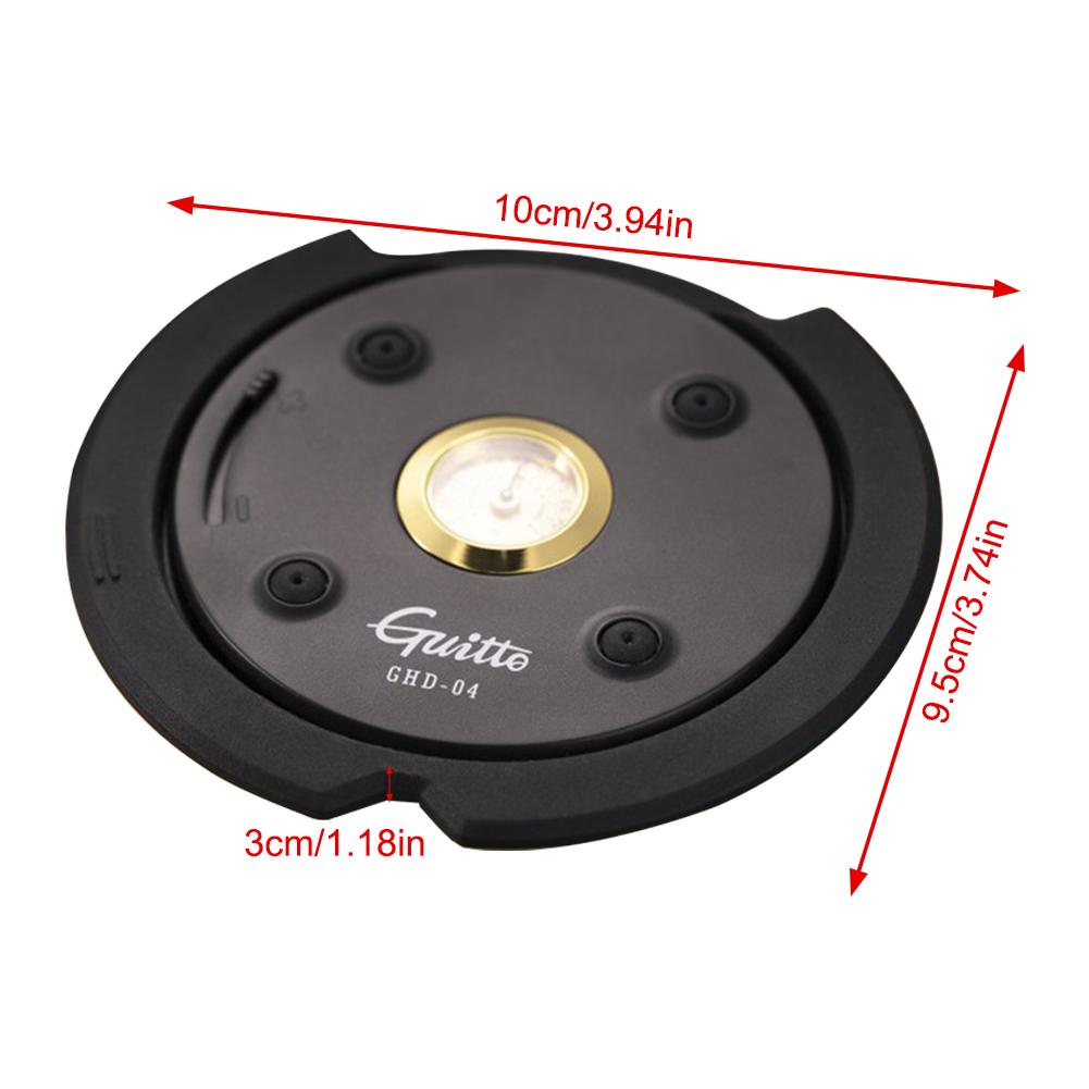 Acoustic Guitar Humidifier Acoustic Soundhole Cover with Guitar Hygrometer Folk Guitar Humidifier for Guitar Care & Maintenance