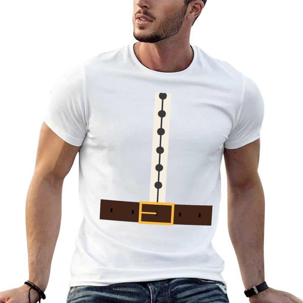 Santa Claus Costume Tshirt Tops Summer Shirt Plain Black T Shirts Unisex