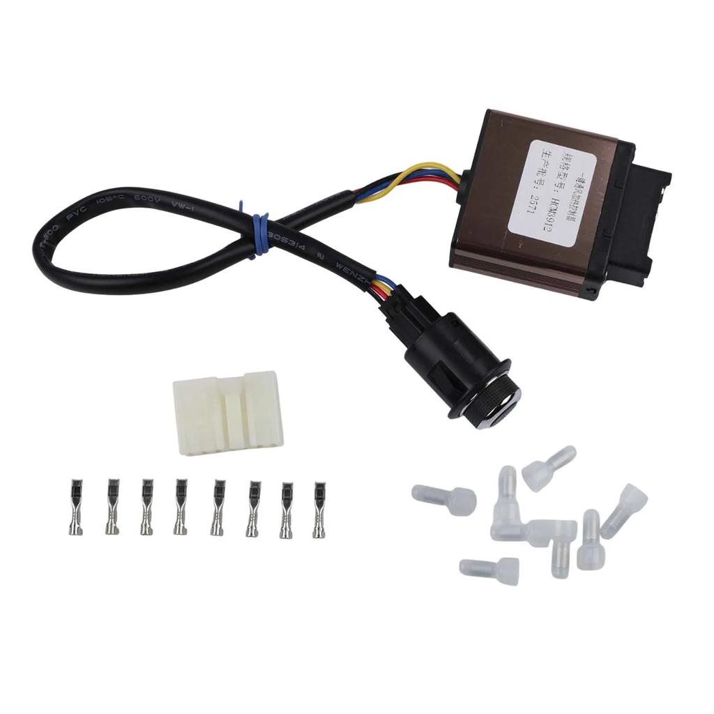 12V Комплект переключателей-контроллеров подогрева сидений автомобиля - Регулирует вентиляцию и обогрев, Совместим с системами кондиционирования автомобиля