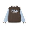 Новая бейсбольная куртка FILA женская цвет сушеного молока умбра F11W419504F-BN