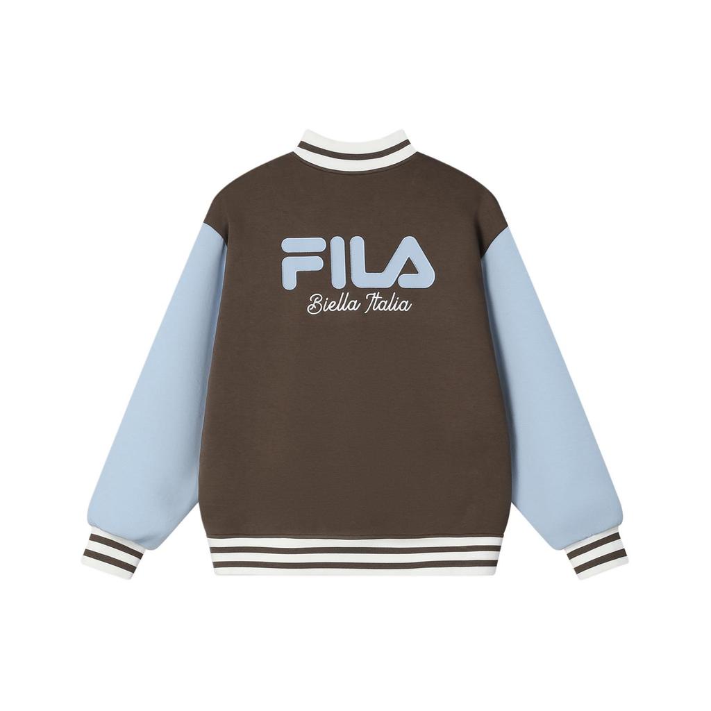 Новая бейсбольная куртка FILA женская цвет сушеного молока умбра F11W419504F-BN