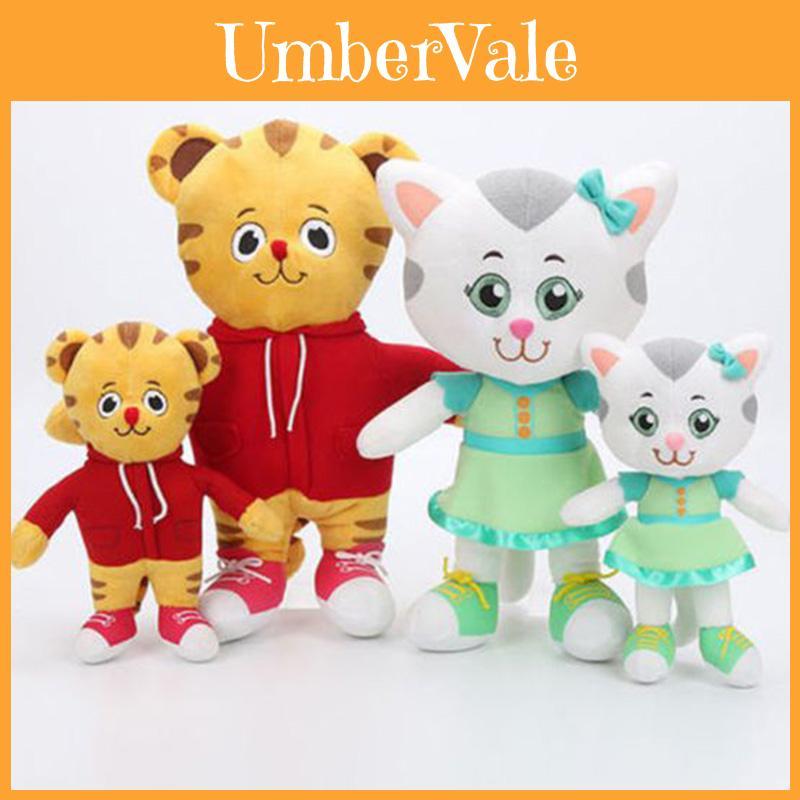 Cuddly And Cute Daniel Tiger And Katerina Kittycat Plush Toys For Children