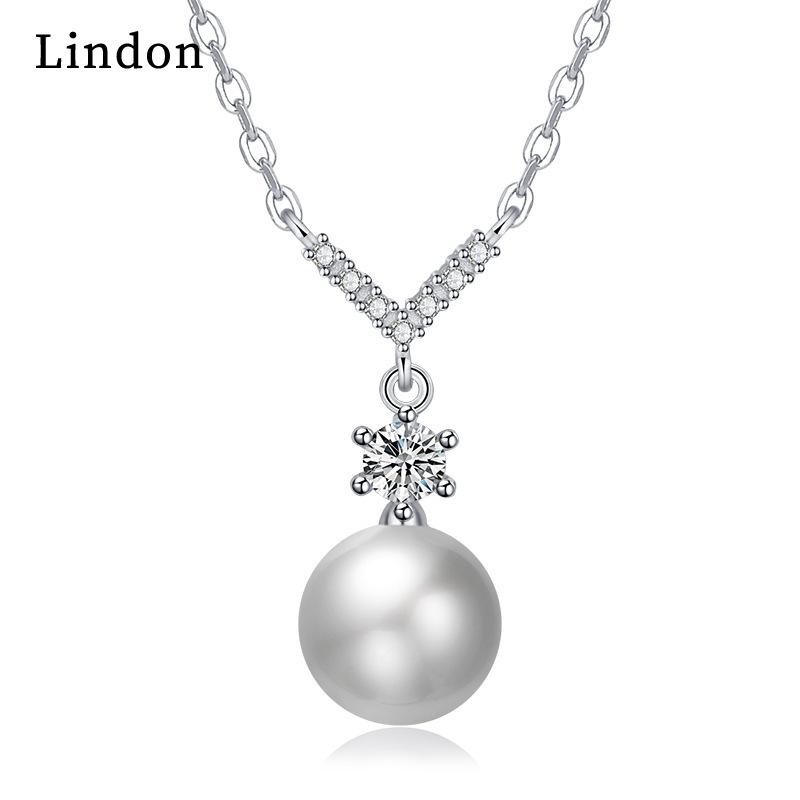 Lindon Women Necklace Pendant Copper Alloy Zircon Fashion Gift