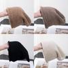 Sheep Wool Knit Beanie Hat For Women Winter Warmth And Windproof Protection