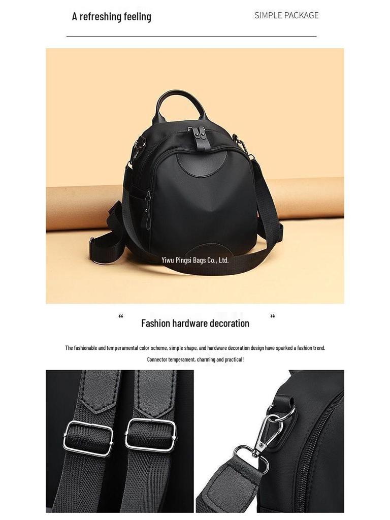 2025 Износостойкий Женский Мини Рюкзак Оксфорд в Корейском Стиле: Большая вместимость, легкий для путешествий и поездок на работу