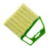 Mini Blinds Cleaner Shutter Multifunctional Household Cleaning Dust Brush for Home Hotel Green