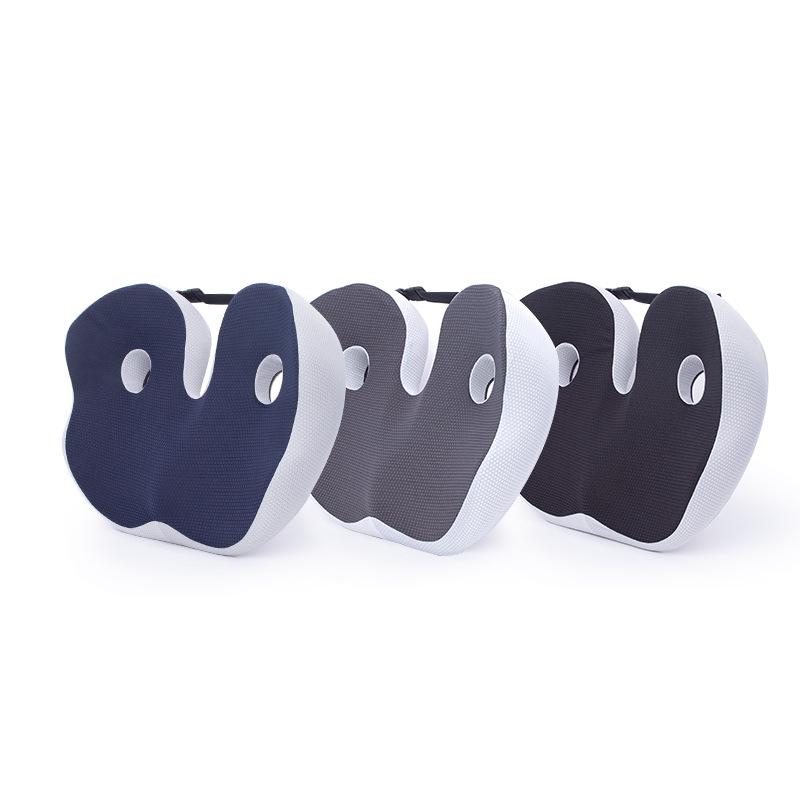 Эргономичная подушка для сиденья из пены с эффектом памяти при геморрое, нескользящая, утолщенная, идеально подходит для длительного сидения и использования в офисе.